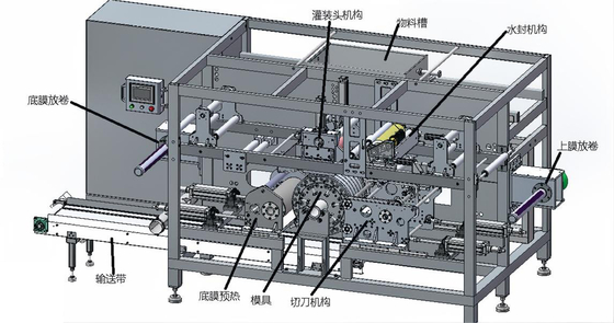 Vendre bien liquide à une ou plusieurs cavités à petite dose pour machine de remplissage