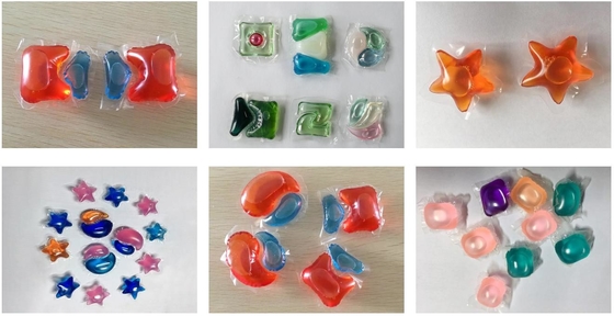 Machine de fabrication de capsules de détergent personnalisables avec un bruit de 30 à 45 décibels